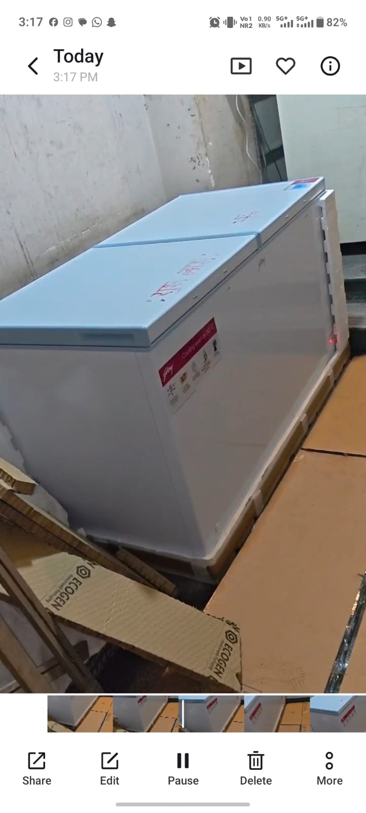 Deep Fridge | In Warranty | 530 Litters